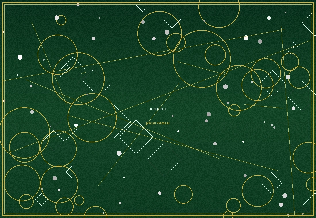 澳门赌场二十一点牌桌